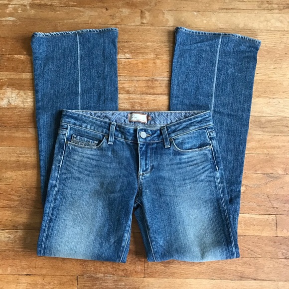 Paige Denim Laurel Canyon Low Rise Boot Cut Jeans - Picture 3 of 8
